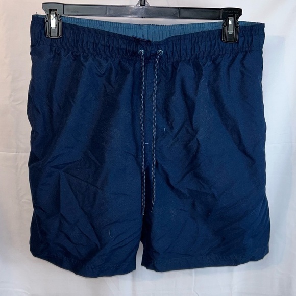 George Swim Trunks Above the Knee Pull on Elastic Waist Shorts Mesh Lined Shorts - Picture 3 of 8